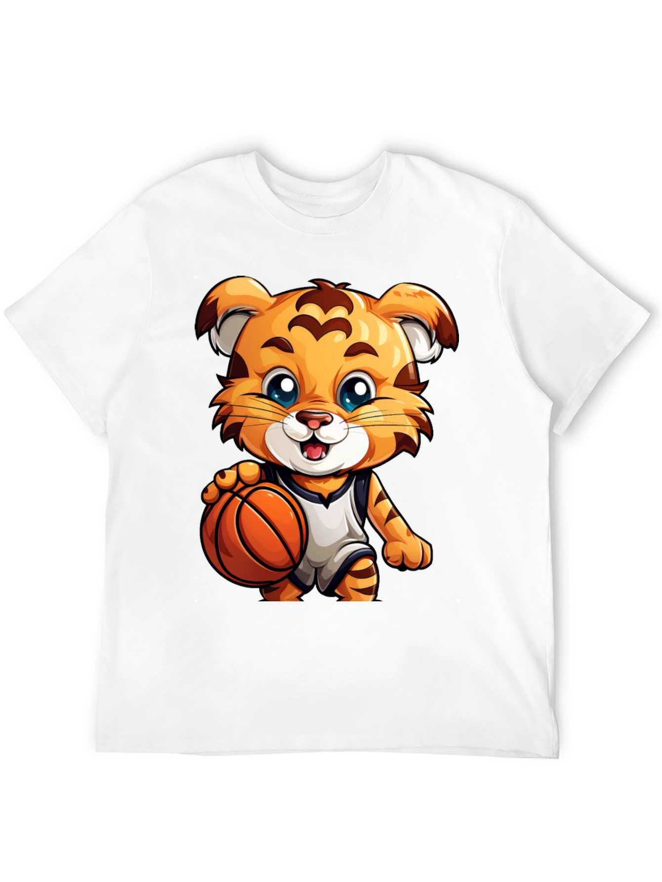 Cool Tiger Basketball T-Shirt
