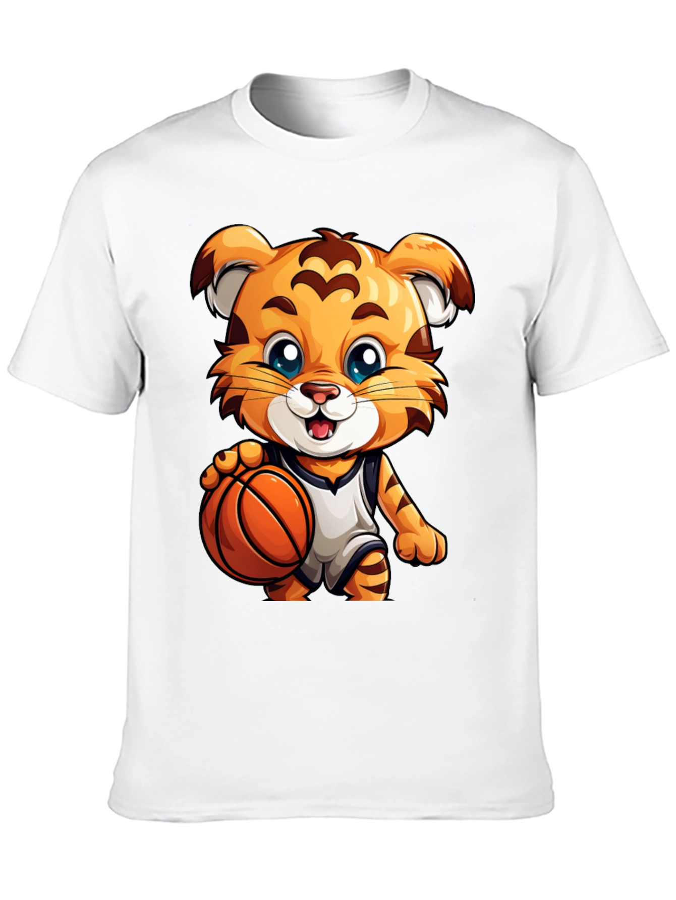 Cool Tiger Basketball T-Shirt