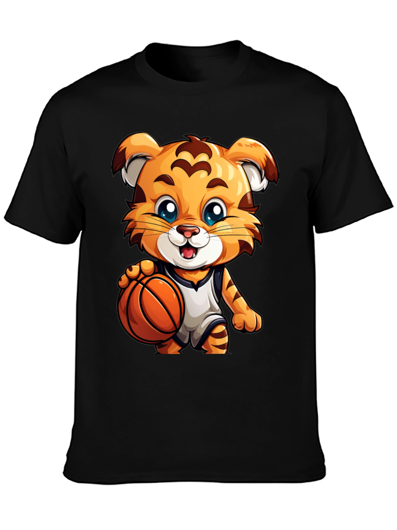 Cool Tiger Basketball T-Shirt