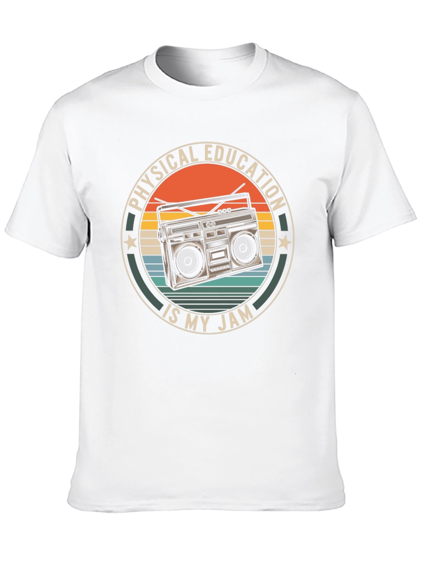 Physical Education is My Jam Retro Boombox T-Shirt