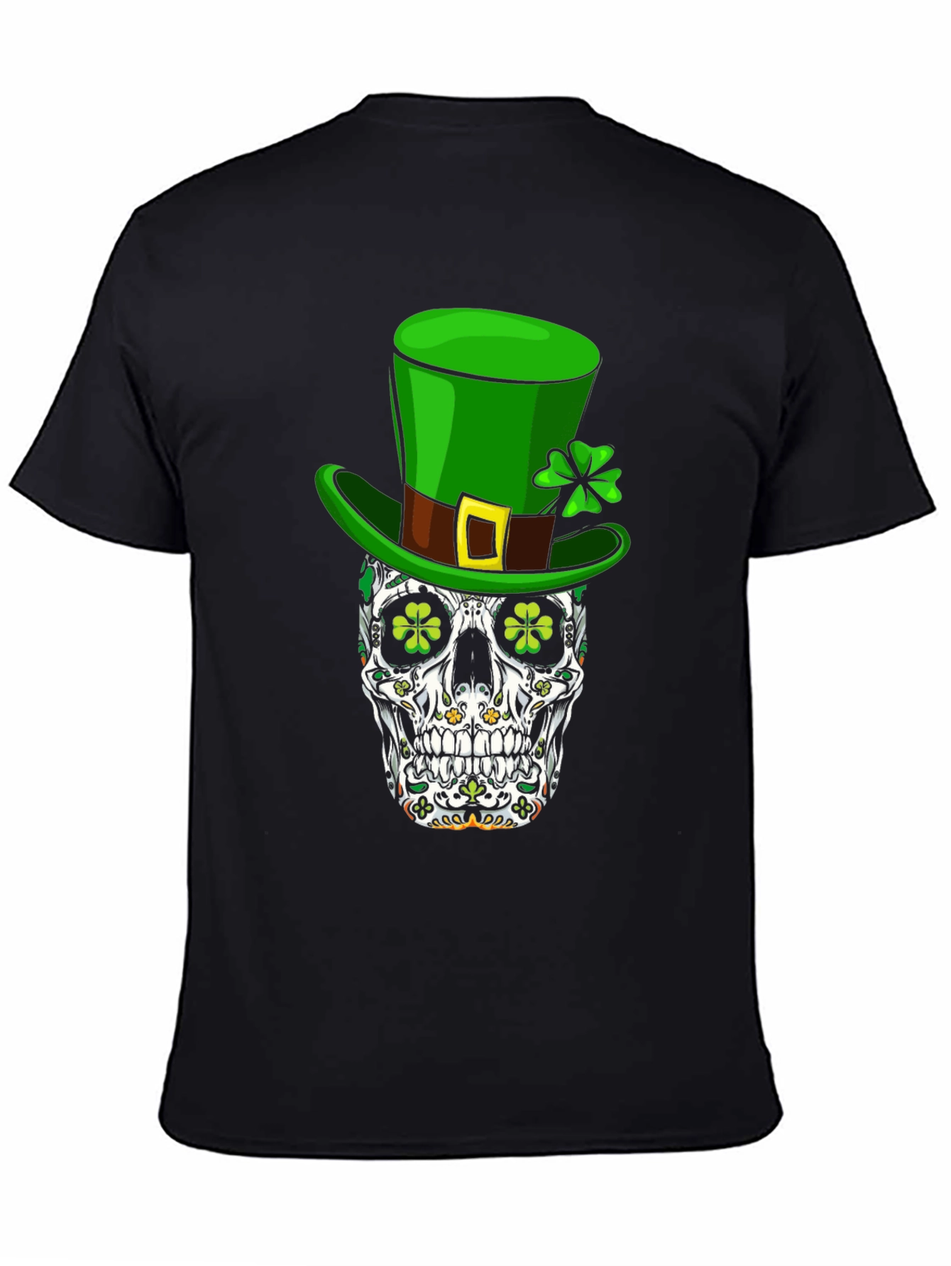 St. Patricks Day Skull Graphic Tee