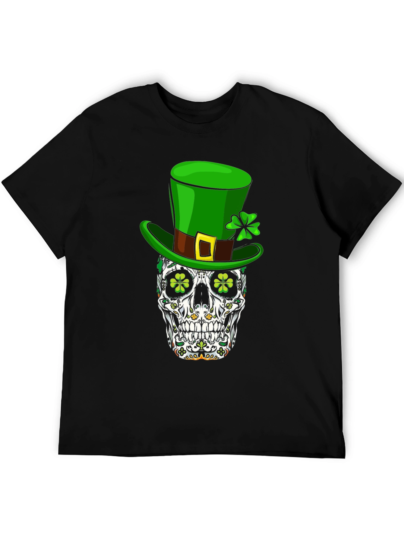 St. Patricks Day Skull Graphic Tee