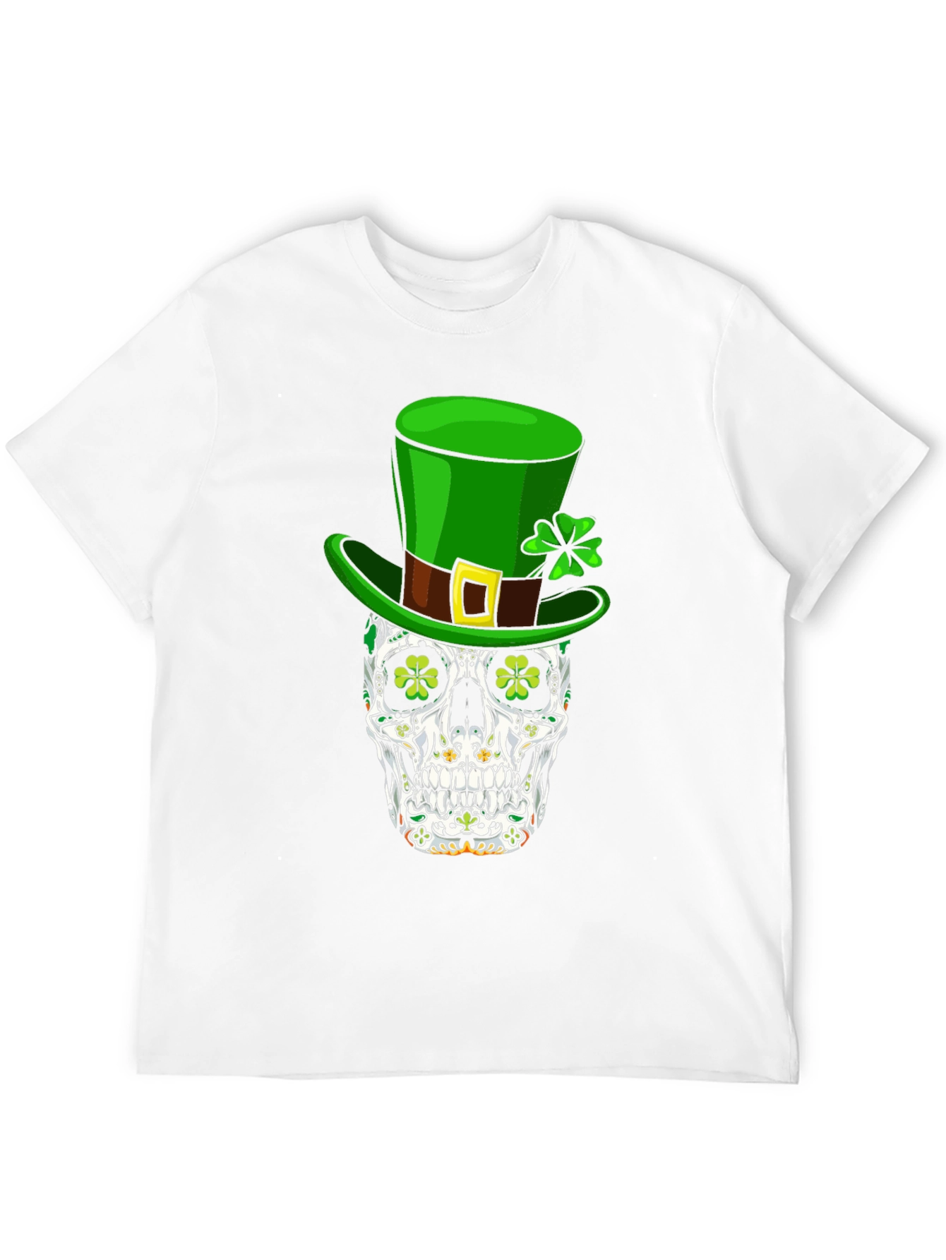 St. Patricks Day Skull Graphic Tee