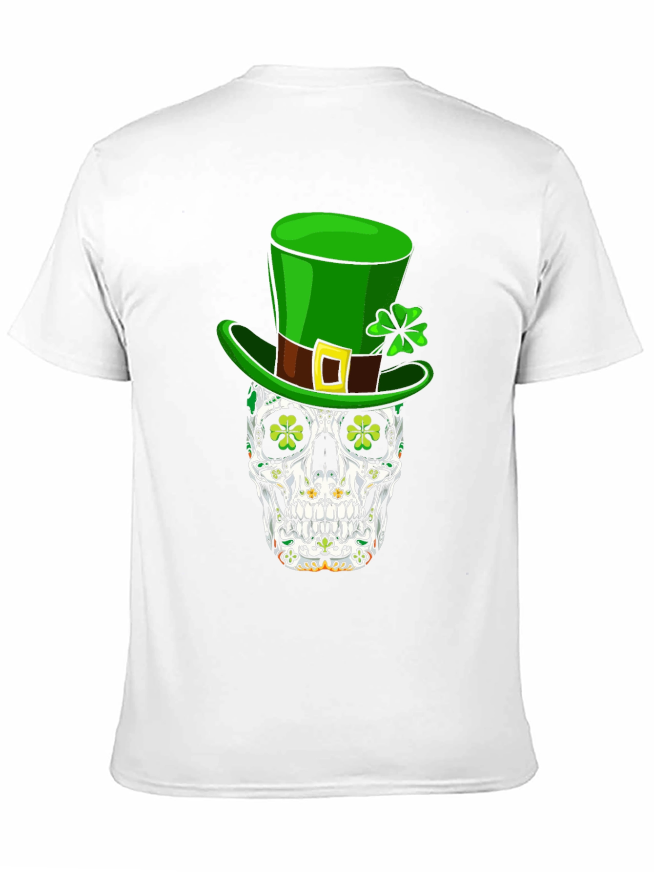 St. Patricks Day Skull Graphic Tee