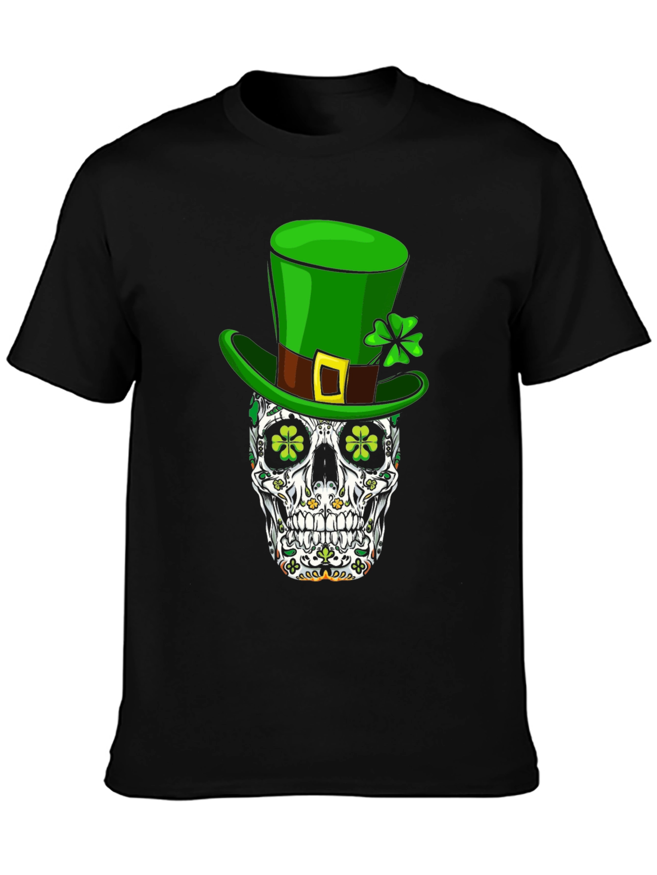 St. Patricks Day Skull Graphic Tee