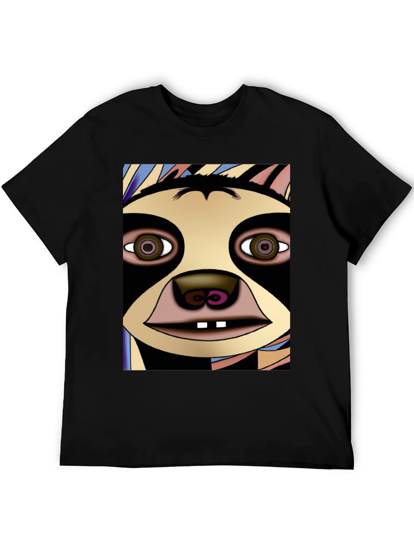 Sloth Face Graphic Tee - Unique Design