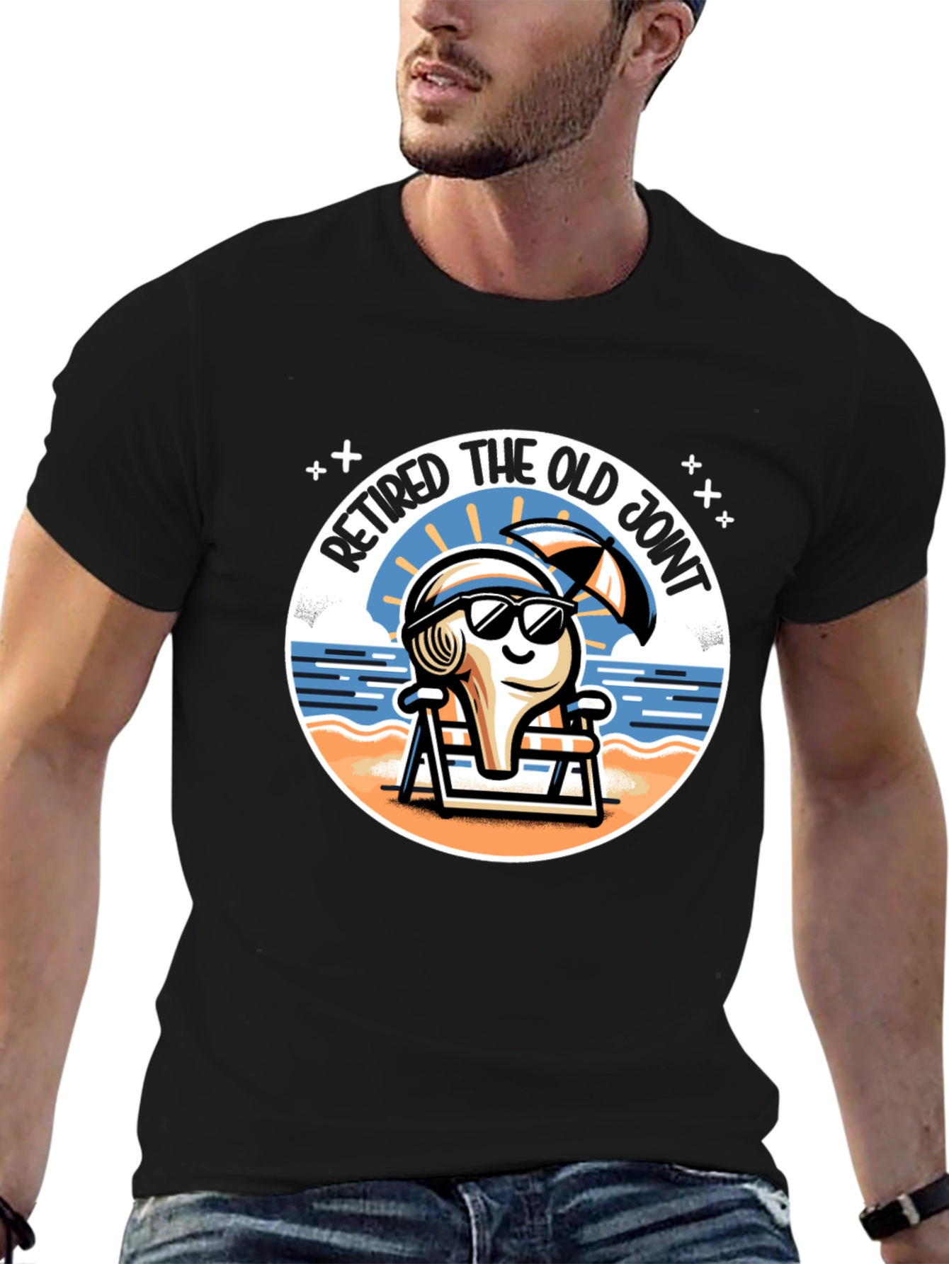 Retired The Old Joint Black T-Shirt