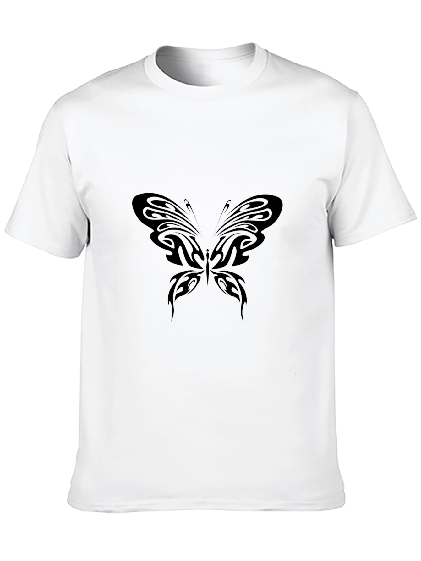 Black Butterfly Graphic Tee - Stylish Casual Wear