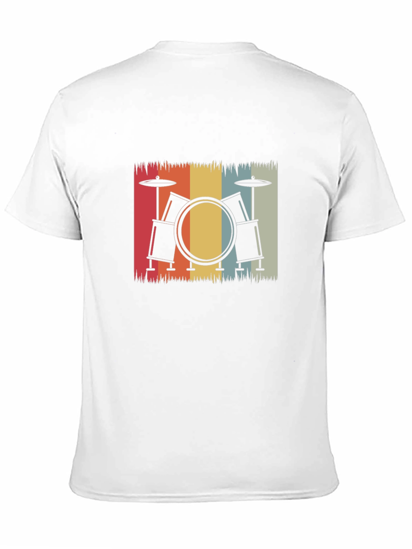 Retro Drum Set Graphic Tee