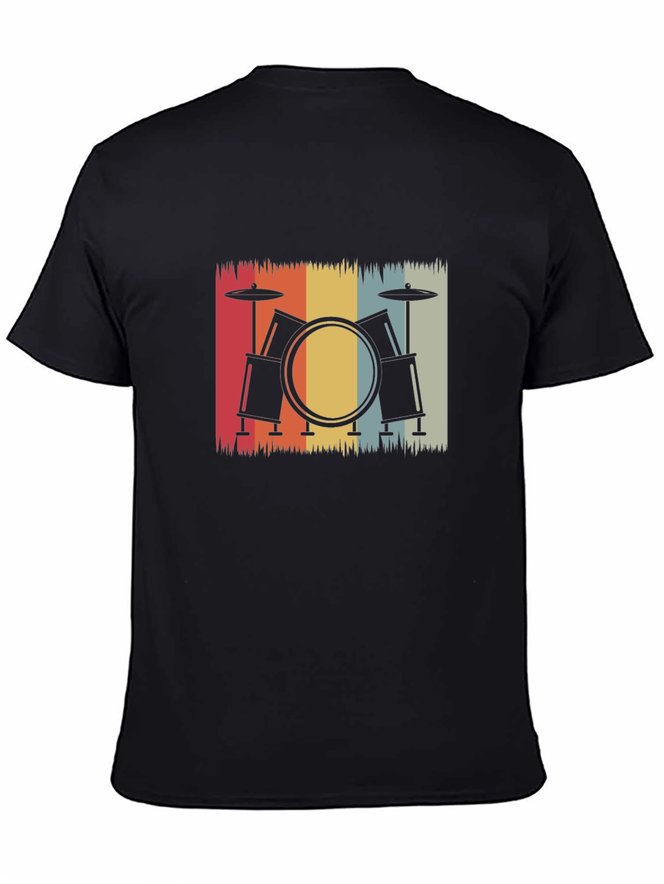 Retro Drum Set Graphic Tee