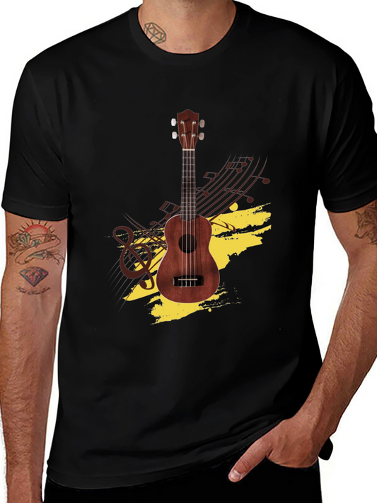 Ukulele Graphic Tee - Music Lovers T-Shirt