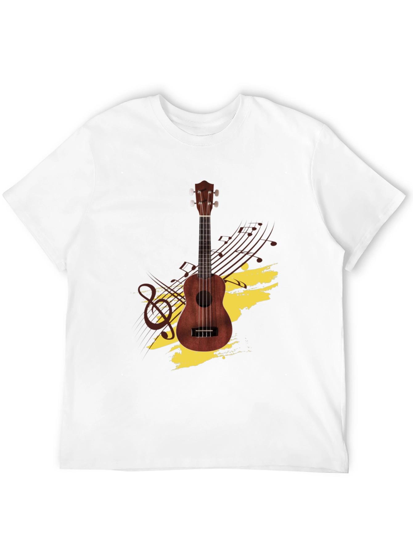 Ukulele Graphic Tee - Music Lovers T-Shirt