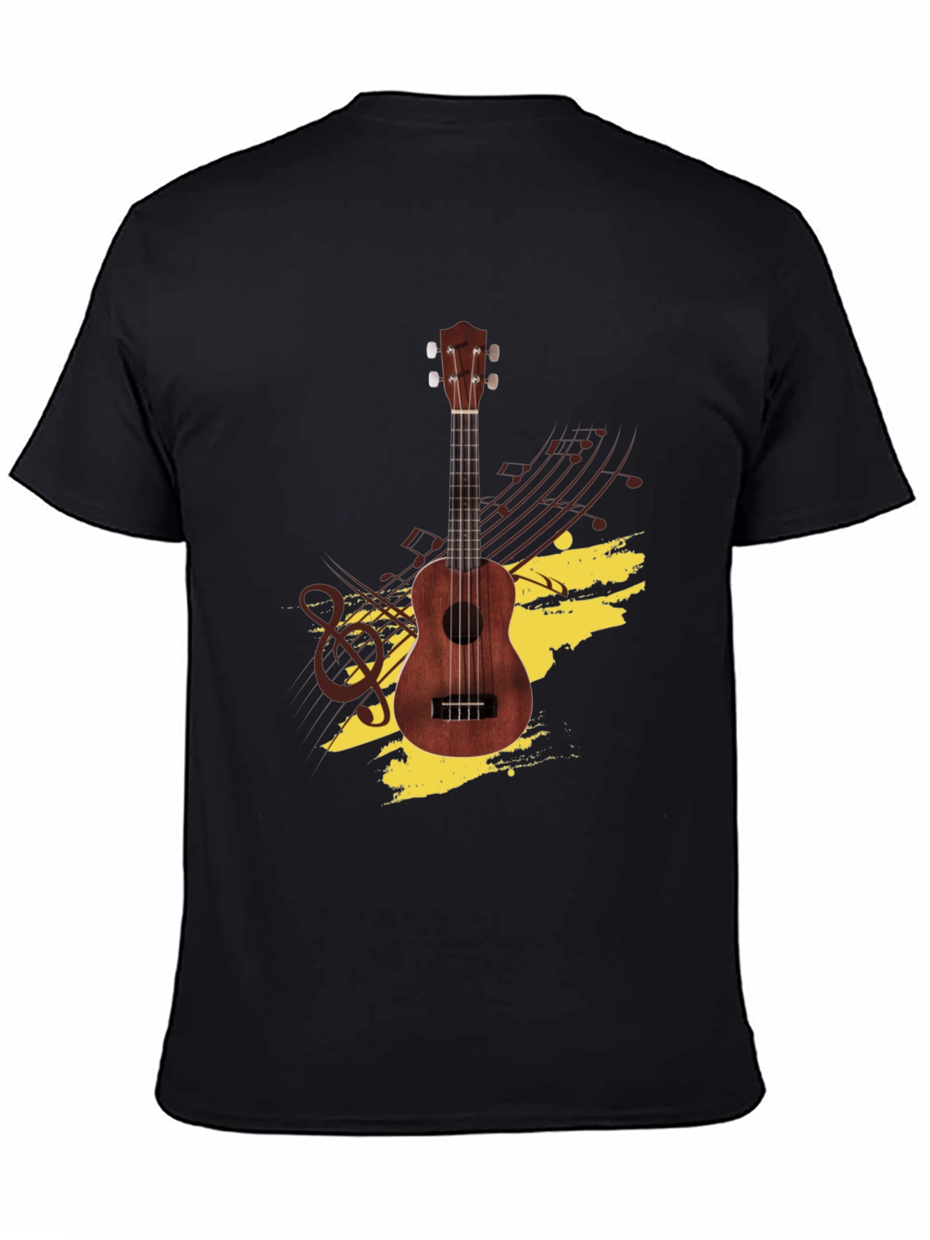 Ukulele Graphic Tee - Music Lovers T-Shirt