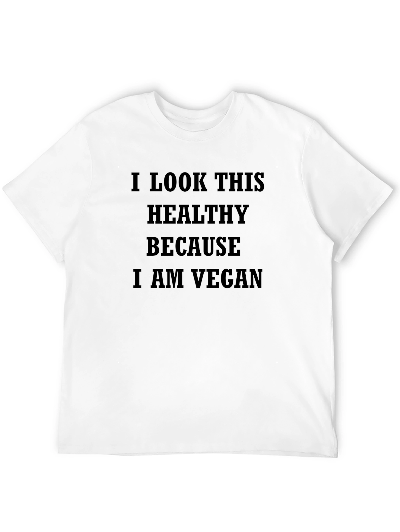 Vegan Statement T-Shirt: Healthy Lifestyle Apparel