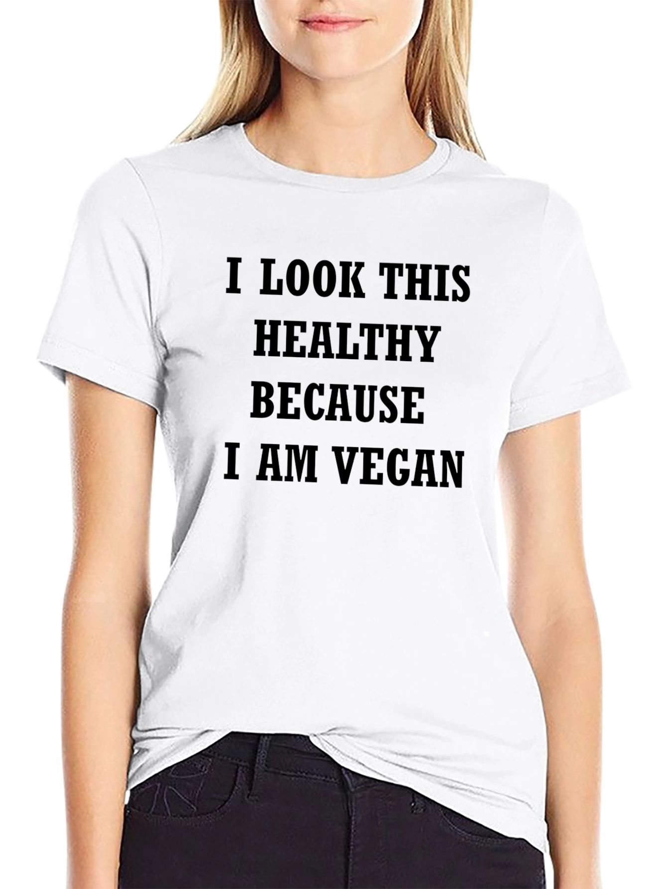Vegan Statement T-Shirt: Healthy Lifestyle Apparel