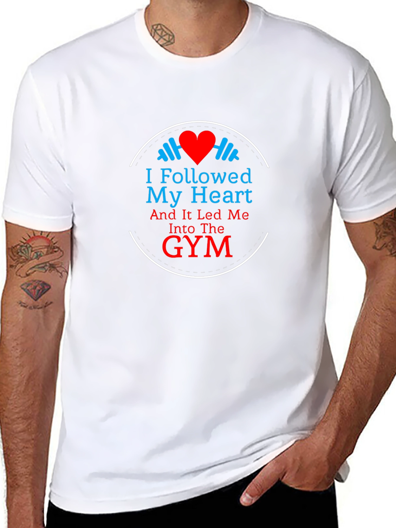 Follow Your Heart Gym T-Shirt