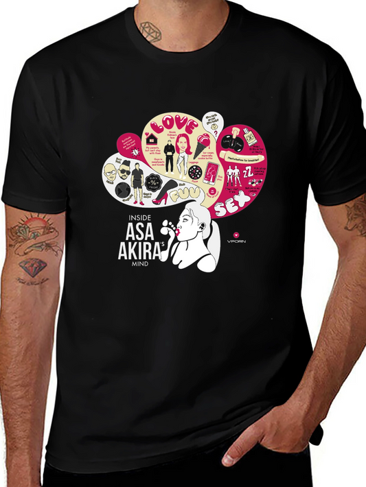 Asa Akira Mind T-Shirt: Funny Adult Humor Graphic Tee