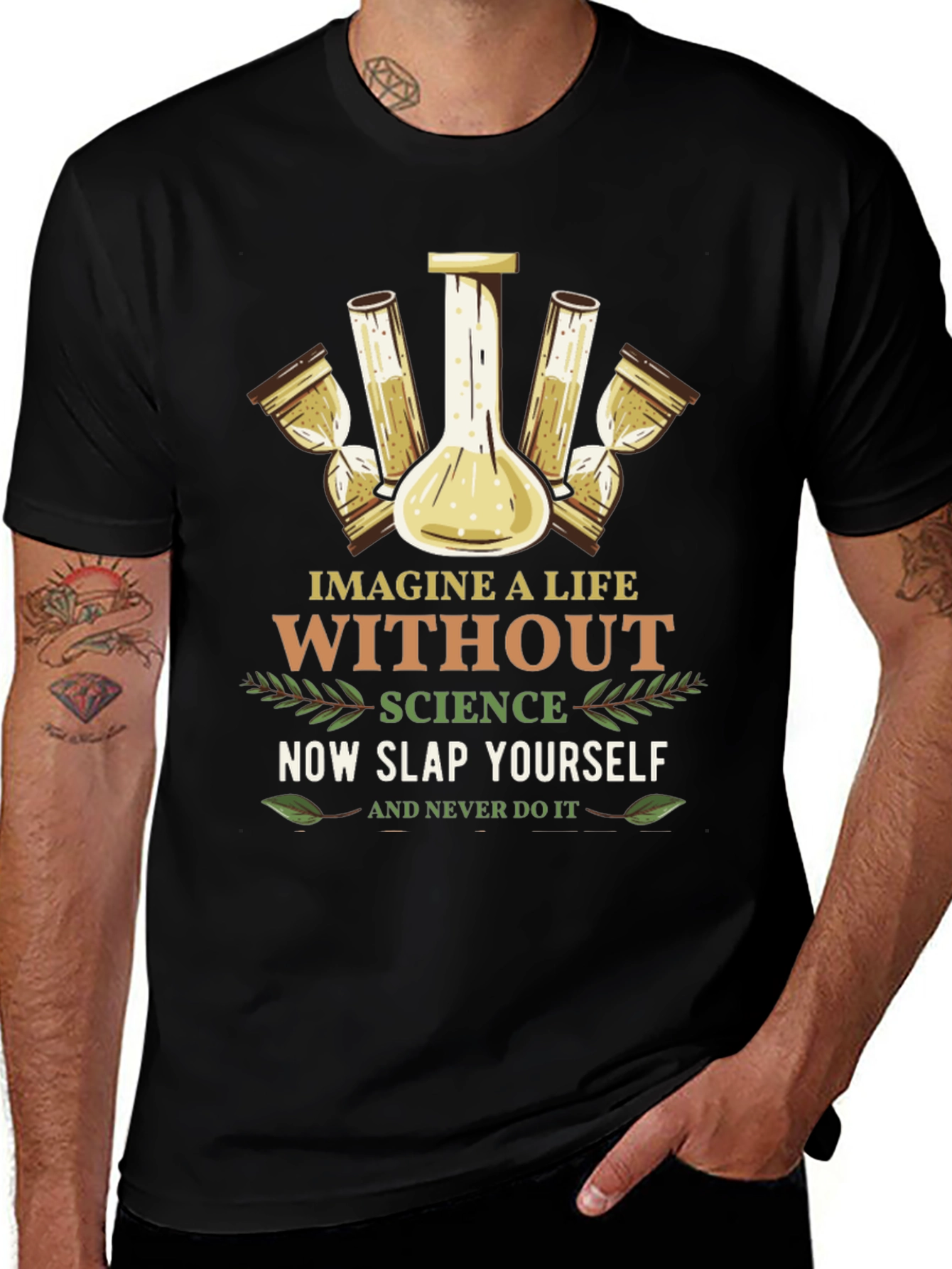 Science Graphic Tee: Imagine a Life Without It!