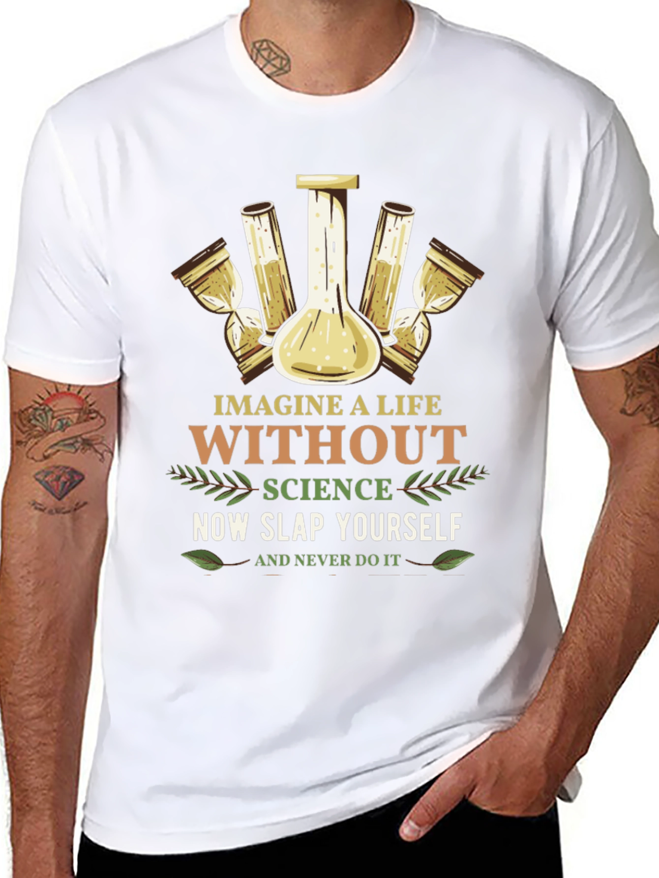 Science Graphic Tee: Imagine a Life Without It!