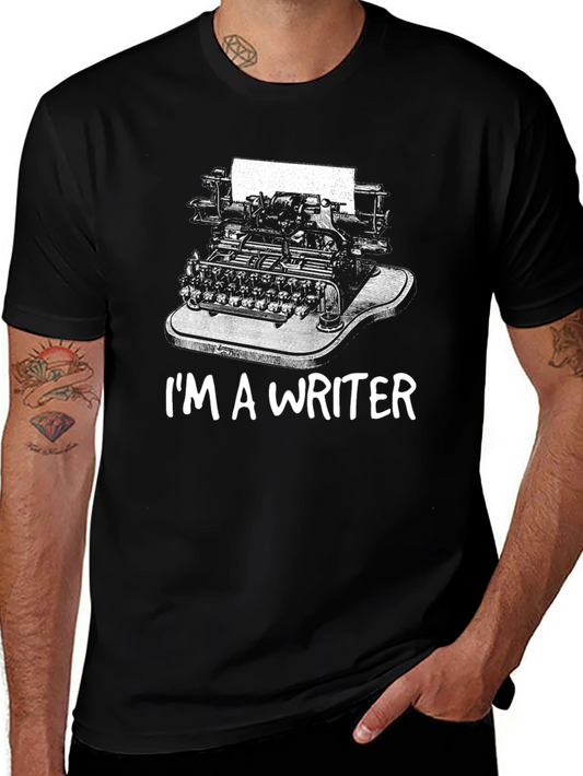 Im A Writer T-Shirt - Vintage Typewriter Design