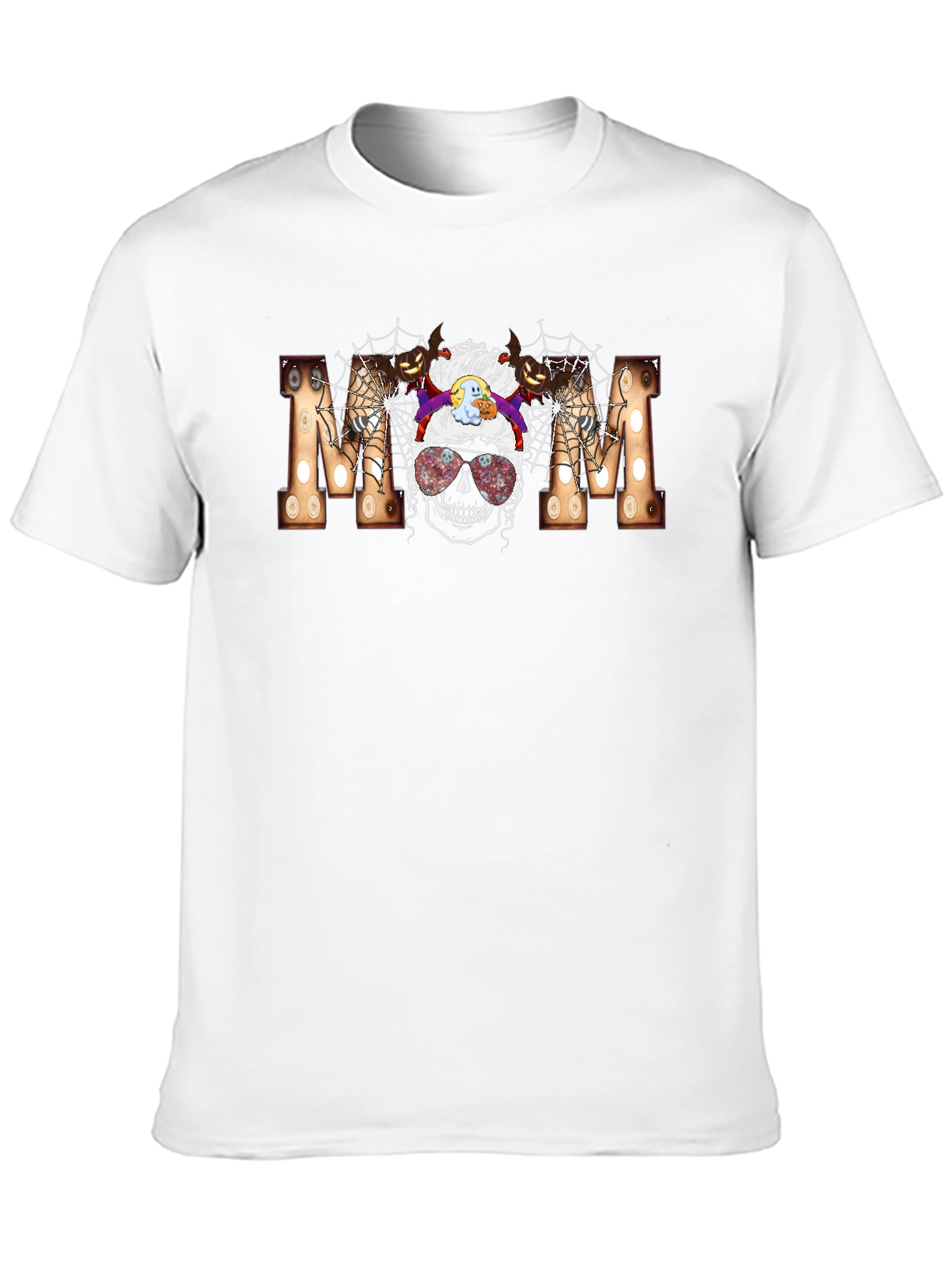 Halloween Mom Skull T-Shirt