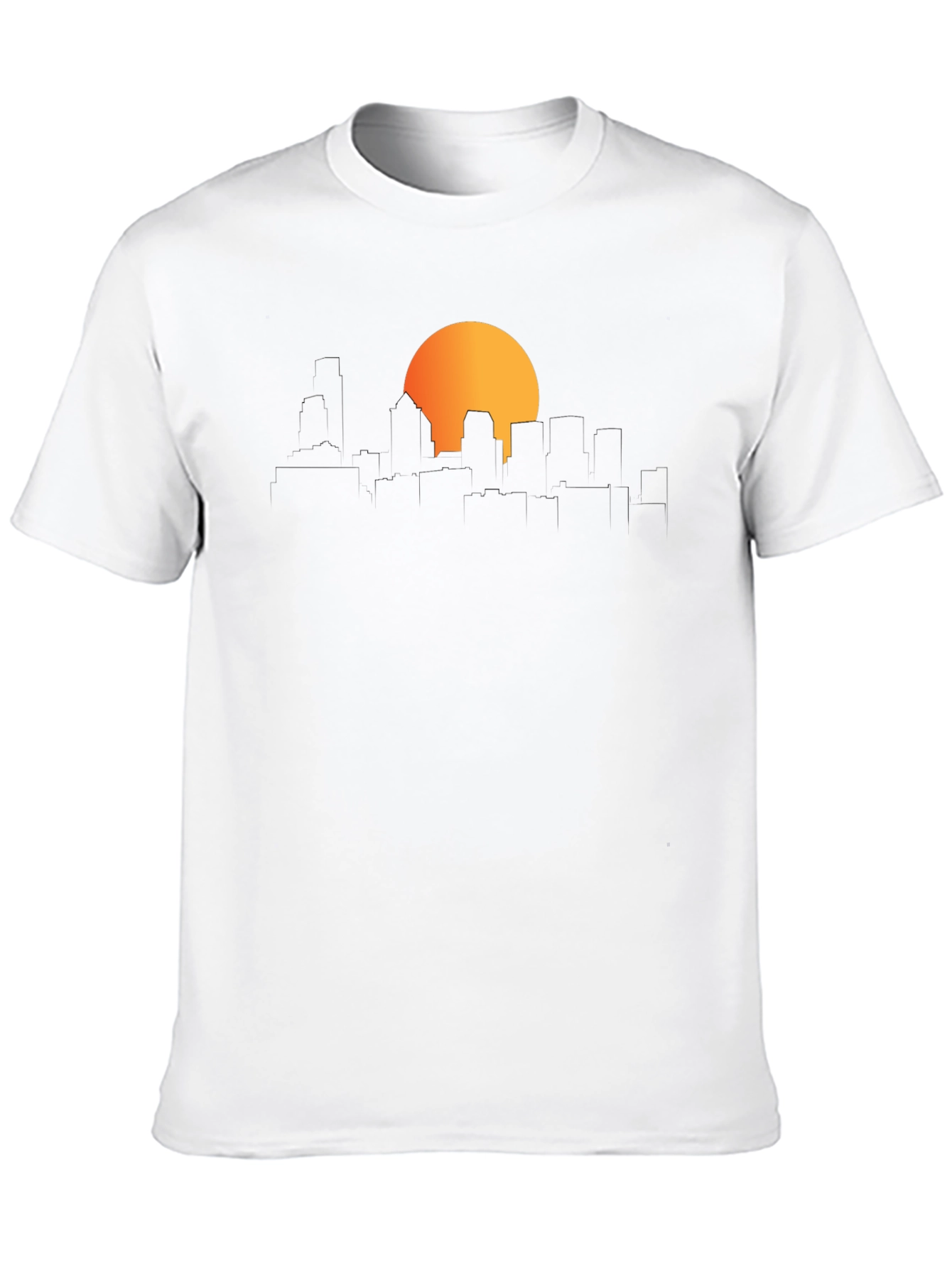 Cityscape Sunset T-Shirt - Urban Style Tee