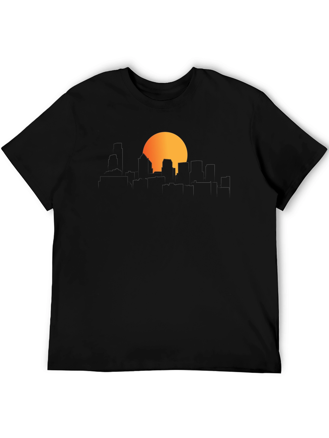Cityscape Sunset T-Shirt - Urban Style Tee
