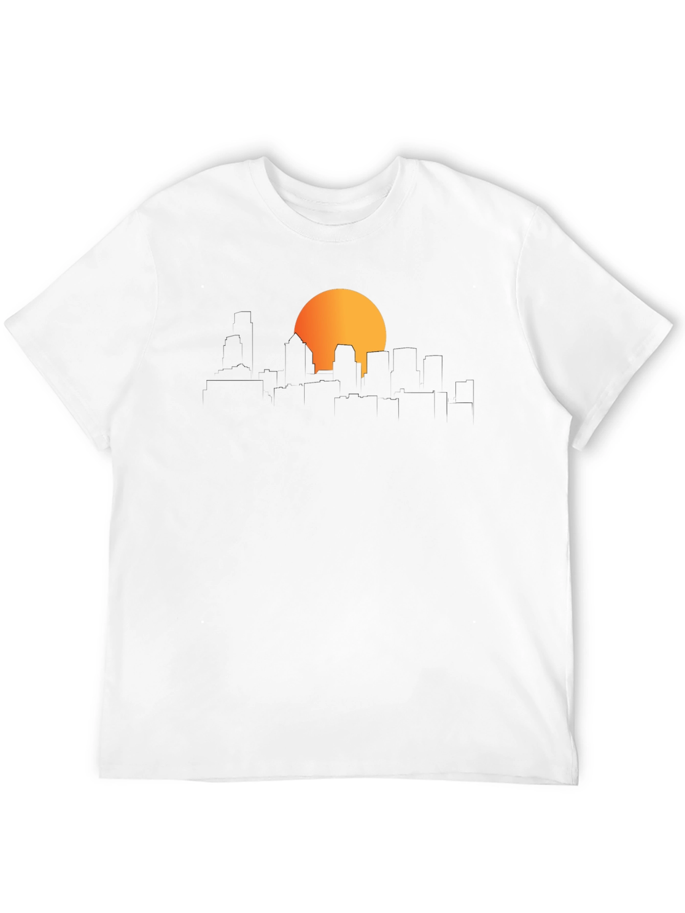 Cityscape Sunset T-Shirt - Urban Style Tee