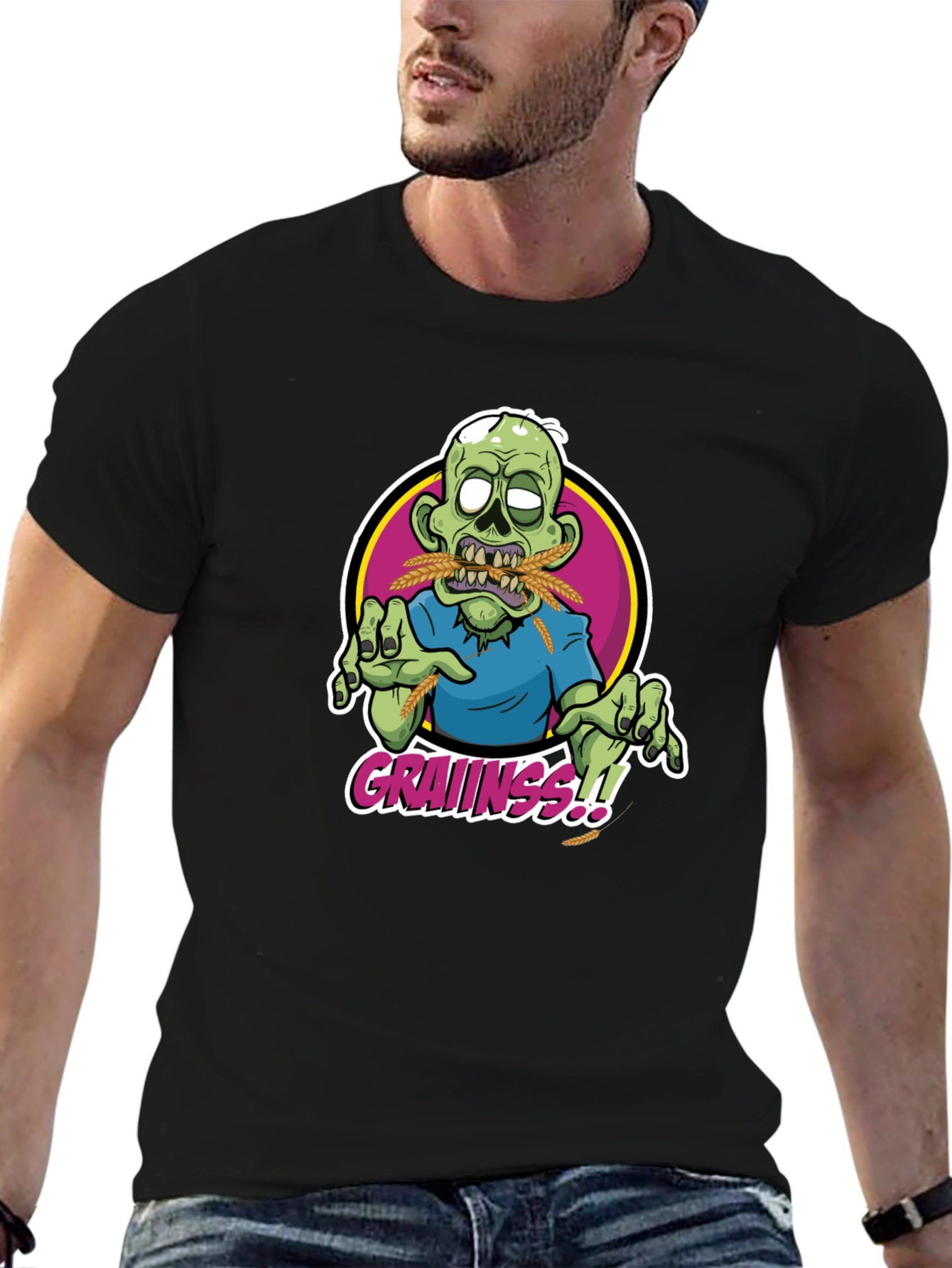 Zombie Grainss!! Graphic T-Shirt