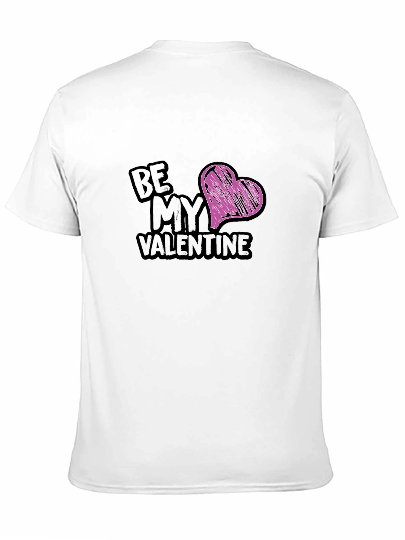 Be My Valentine Black Graphic Tee