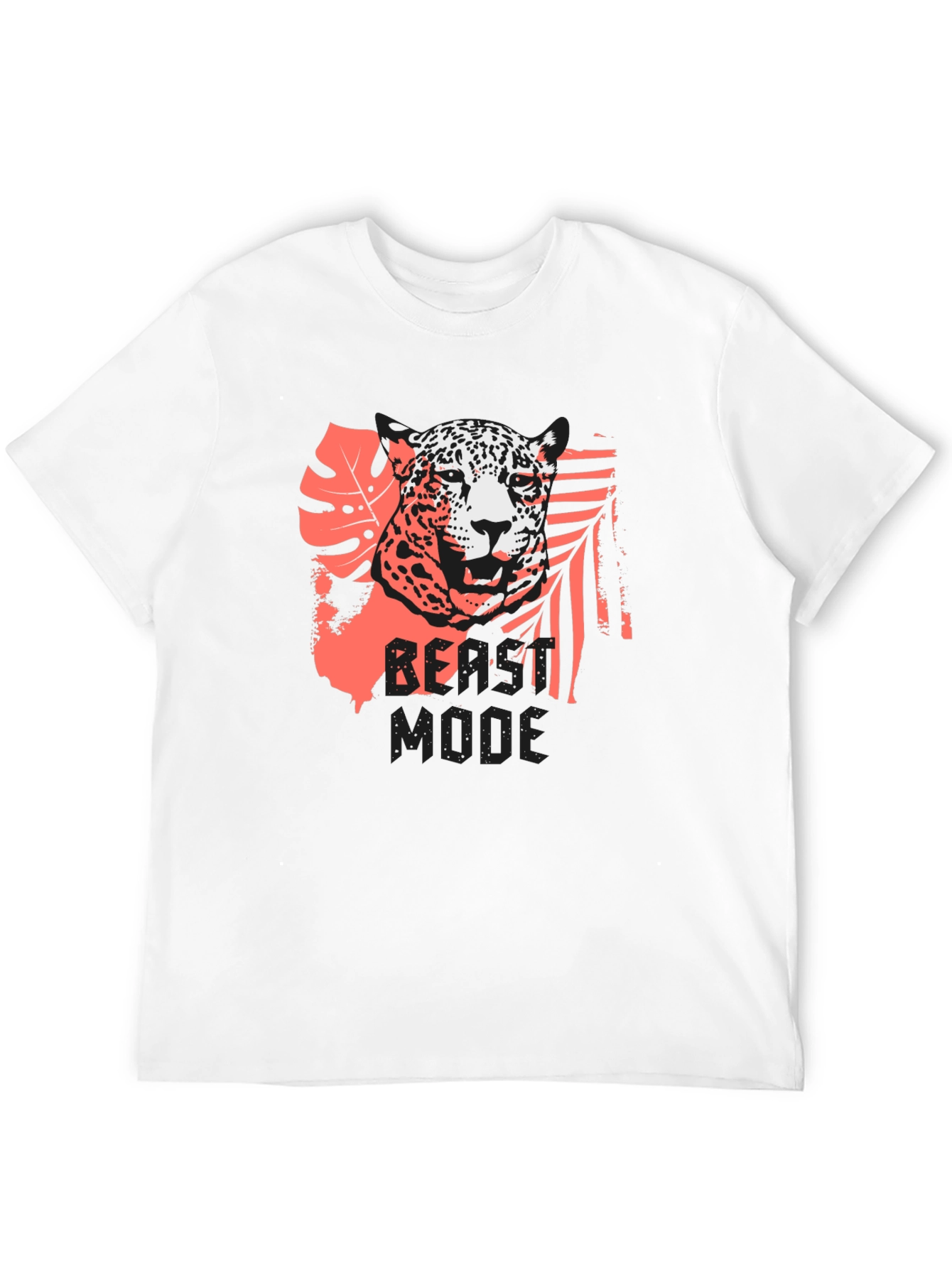 Jaguar Graphic Print Black T-Shirt