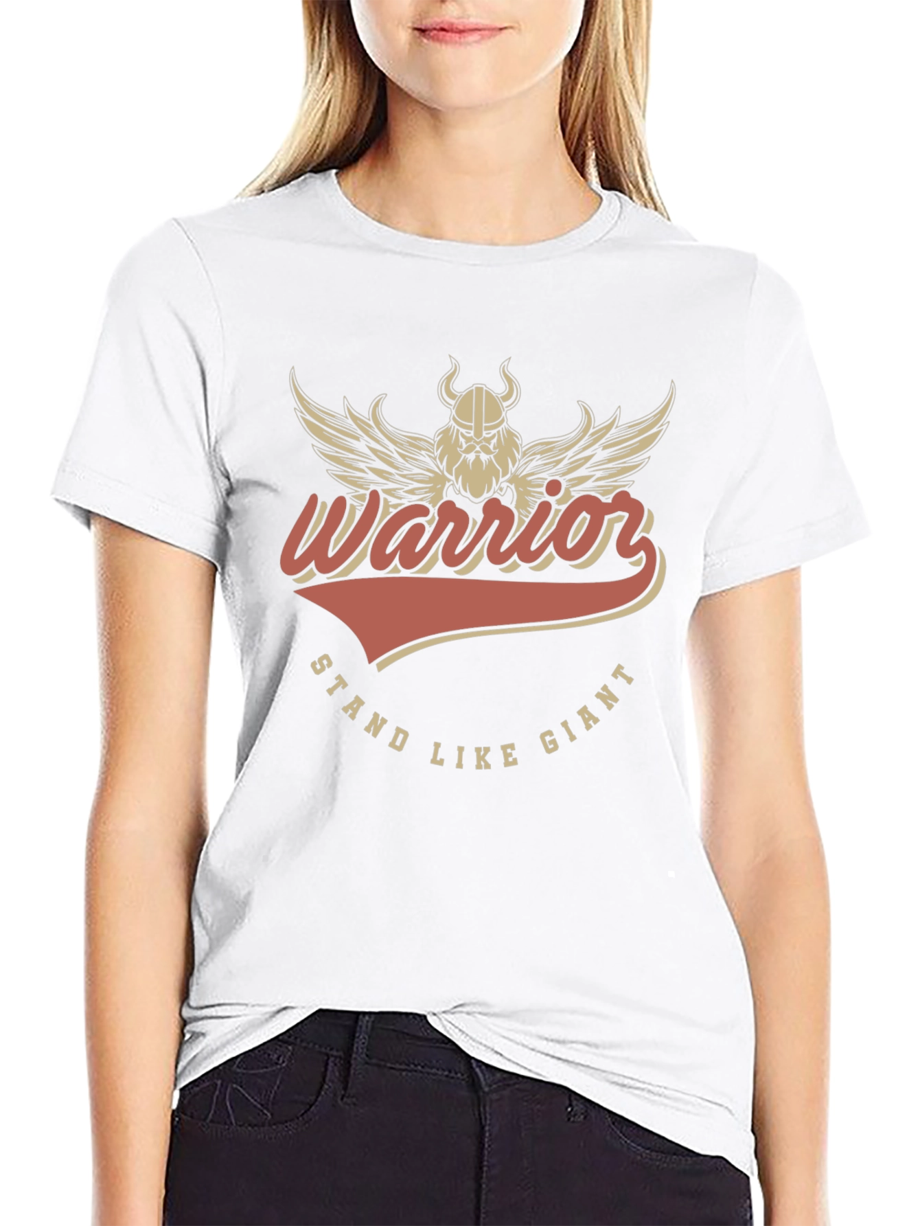 Warrior Stand Like Giant Graphic T-Shirt