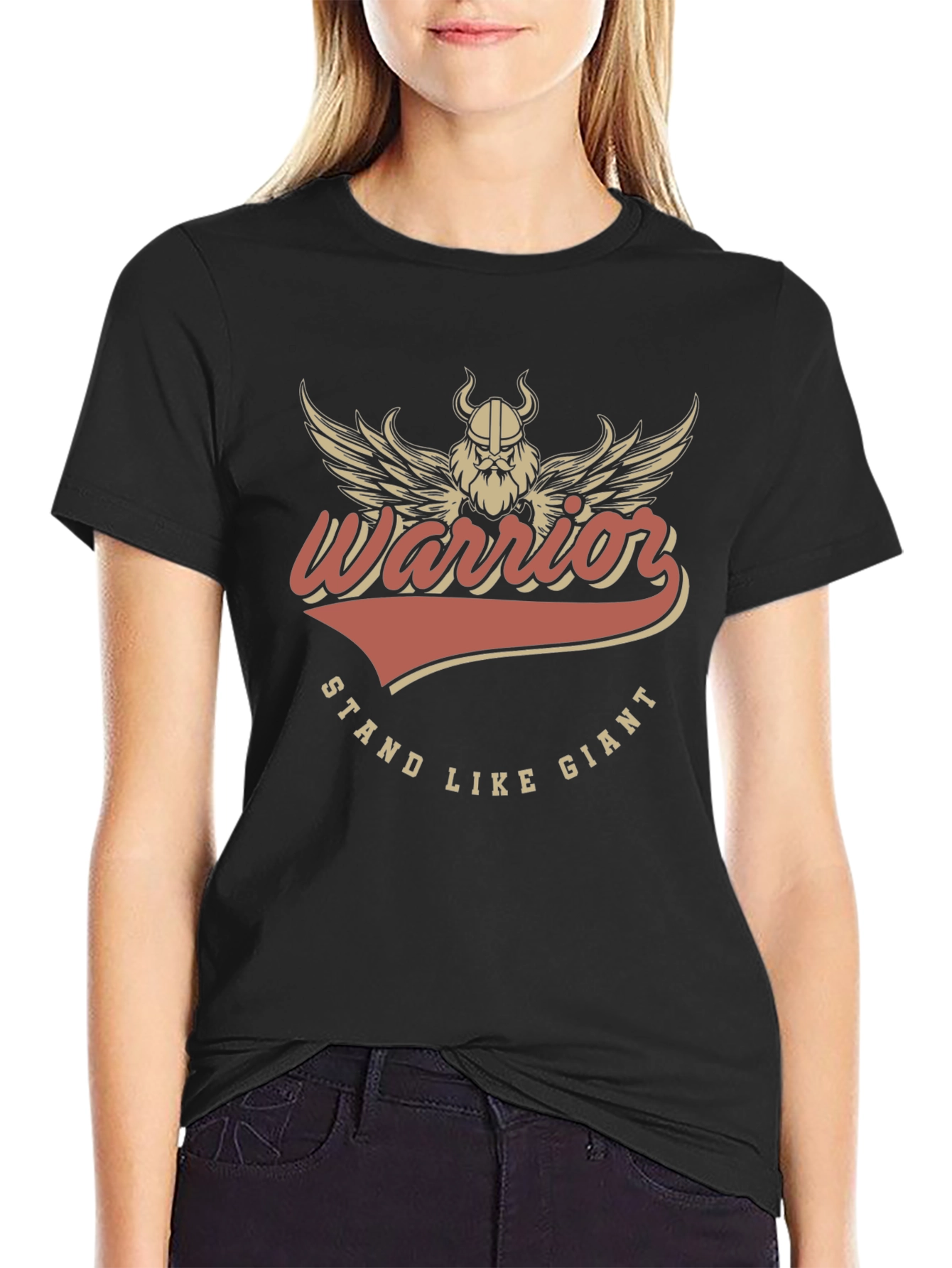 Warrior Stand Like Giant Graphic T-Shirt