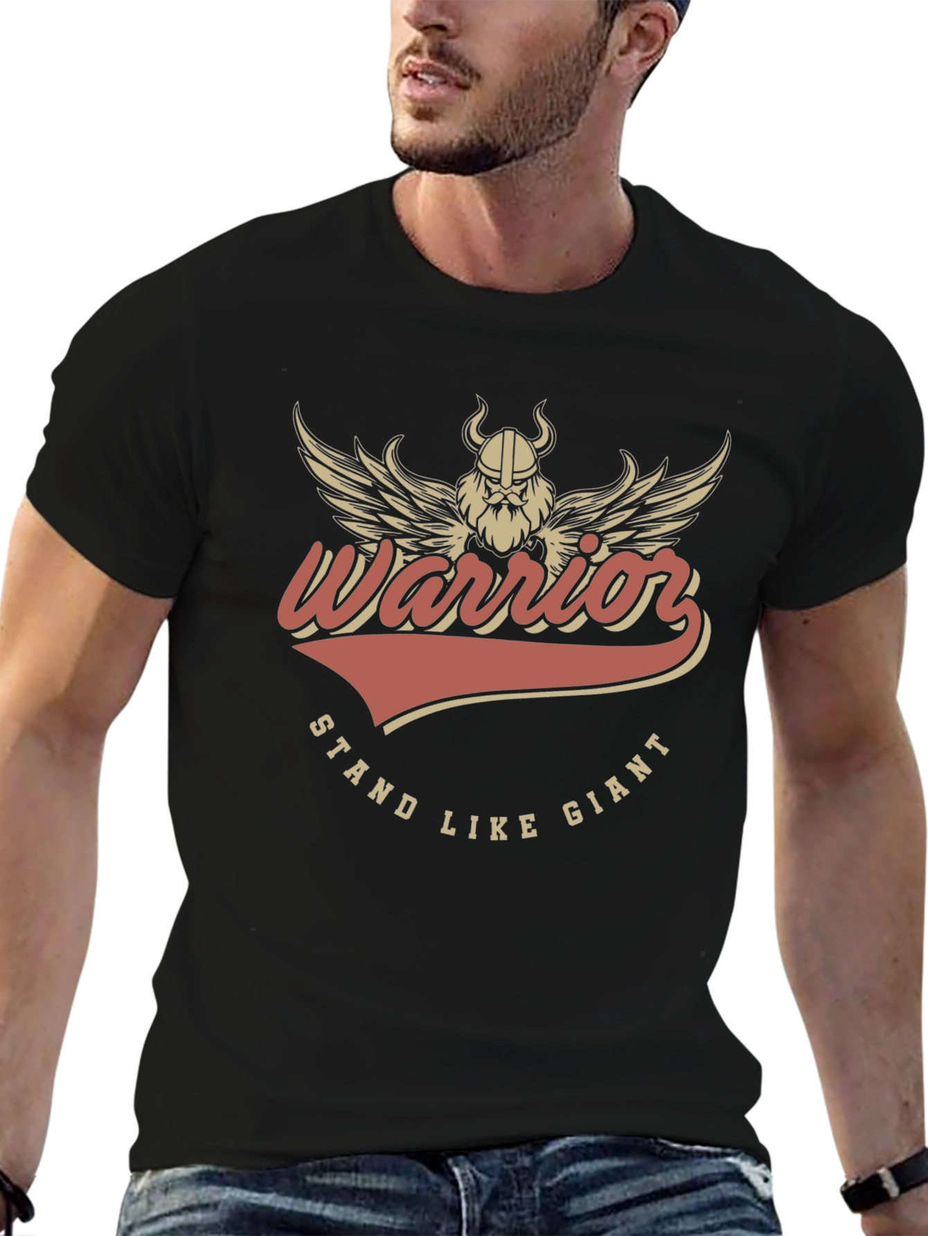 Warrior Stand Like Giant Graphic T-Shirt