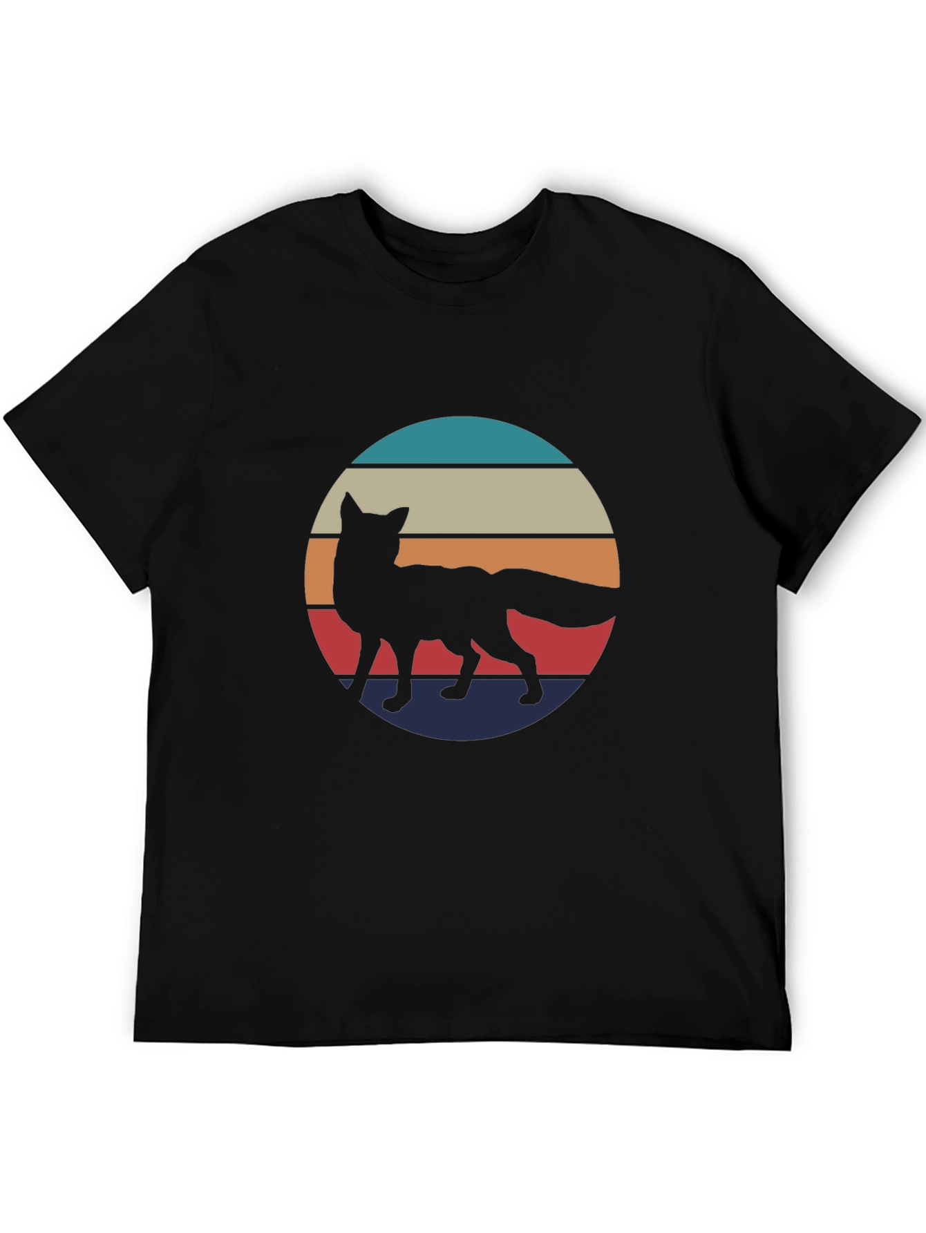 Retro Fox Silhouette Tee