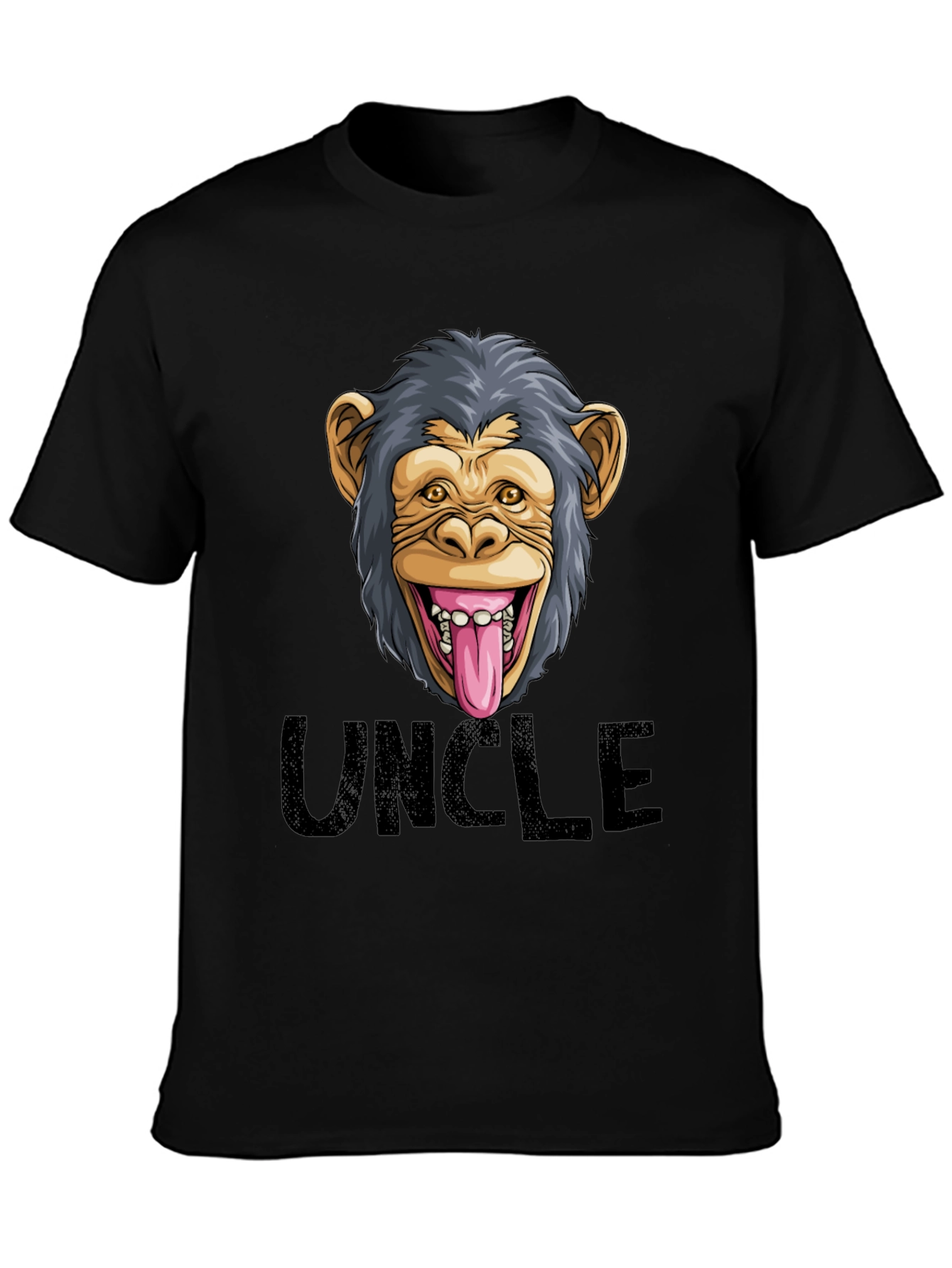 Funny Monkey Uncle Graphic Tee