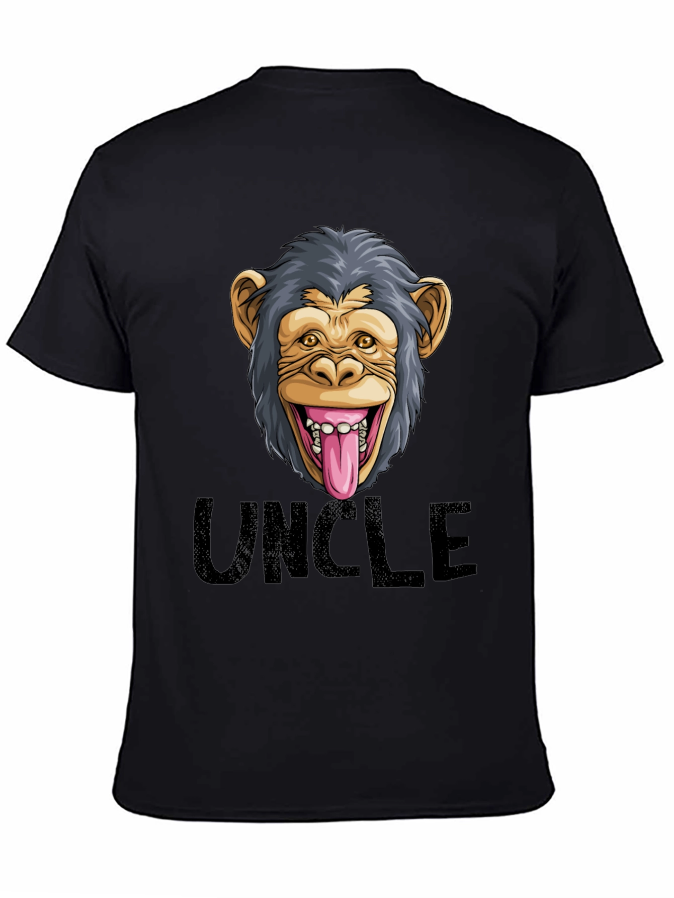 Funny Monkey Uncle Graphic Tee