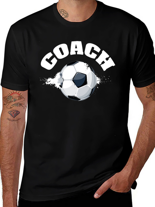 Coach Soccer Ball Graphic T-Shirt