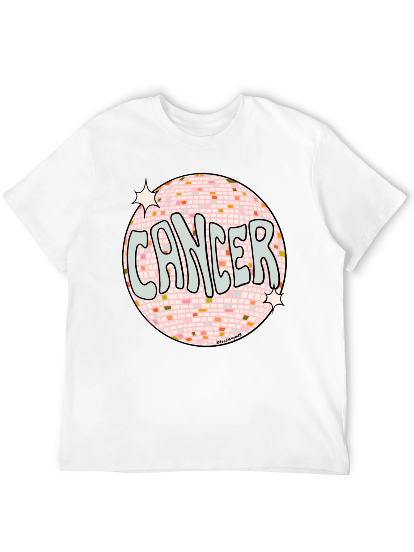 Cancer Zodiac Disco Ball T-Shirt