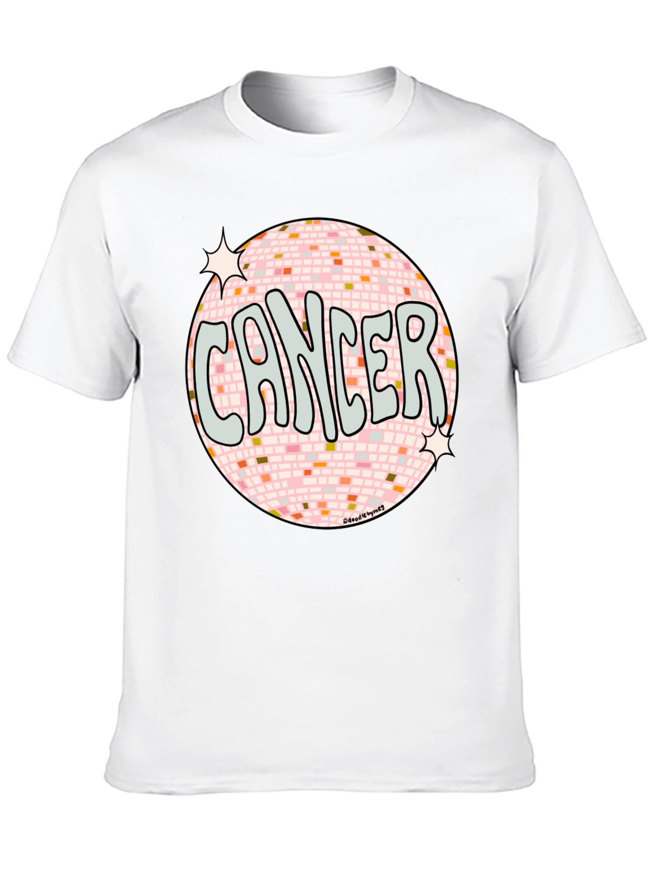 Cancer Zodiac Disco Ball T-Shirt