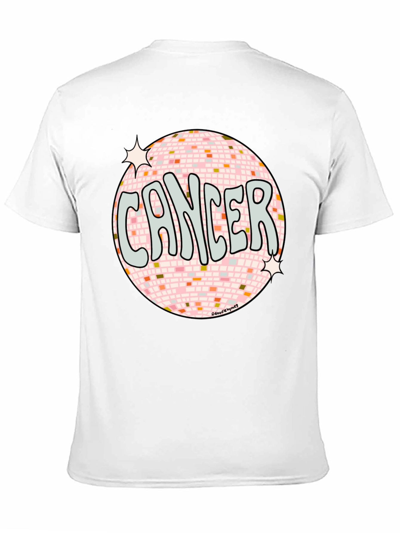 Cancer Zodiac Disco Ball T-Shirt
