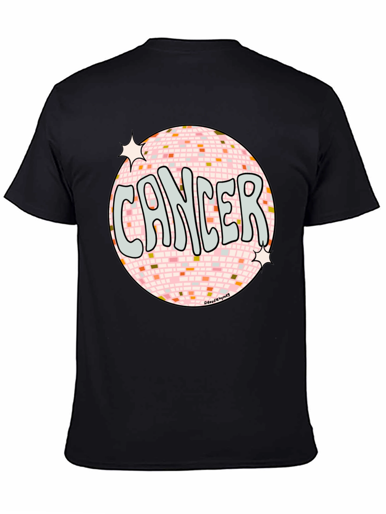 Cancer Zodiac Disco Ball T-Shirt