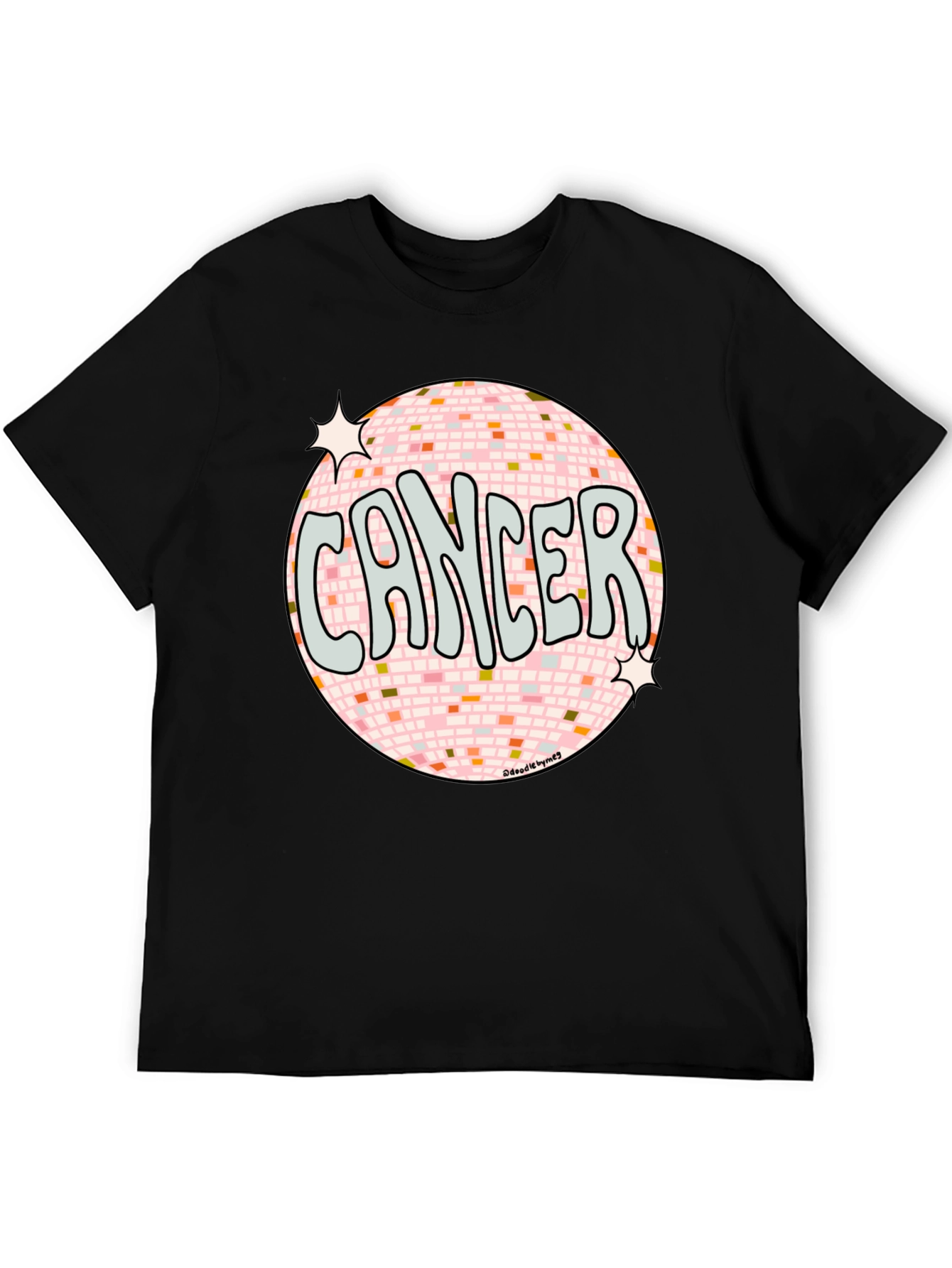 Cancer Zodiac Disco Ball T-Shirt