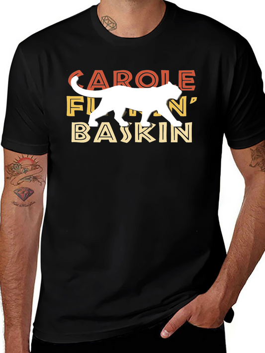 Carole F***in Baskin Tiger Graphic T-Shirt