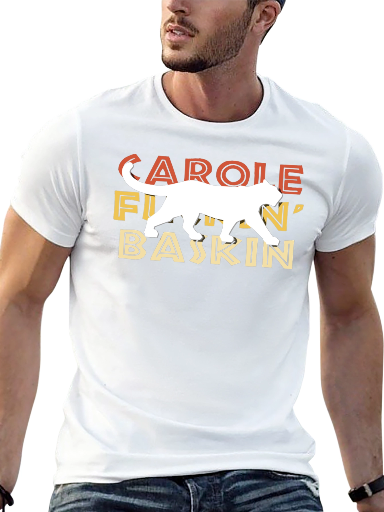 Carole F***in Baskin Tiger Graphic T-Shirt