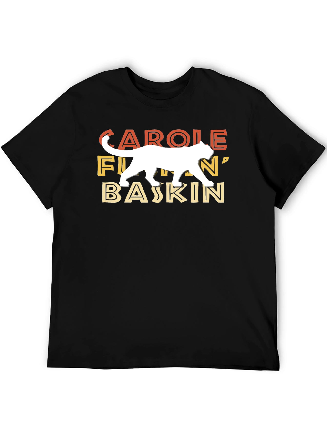 Carole F***in Baskin Tiger Graphic T-Shirt