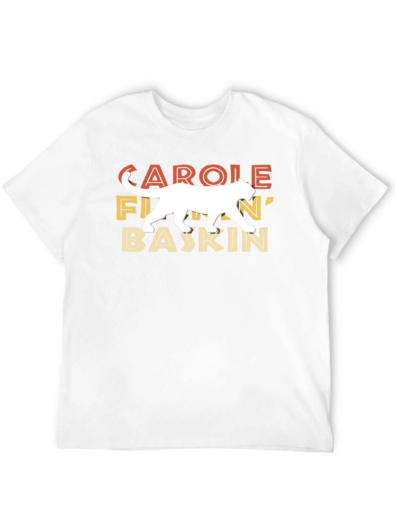 Carole F***in Baskin Tiger Graphic T-Shirt