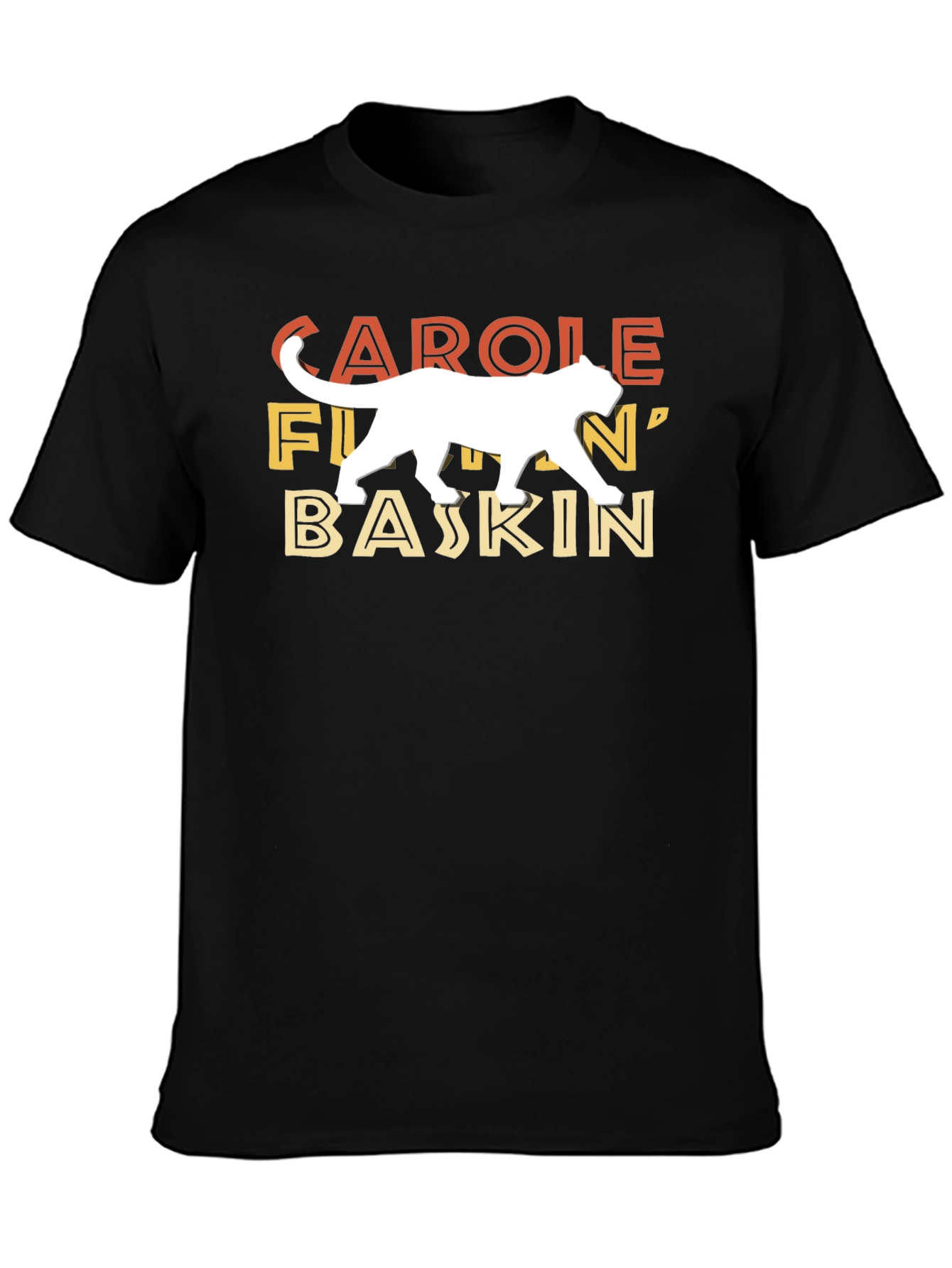 Carole F***in Baskin Tiger Graphic T-Shirt