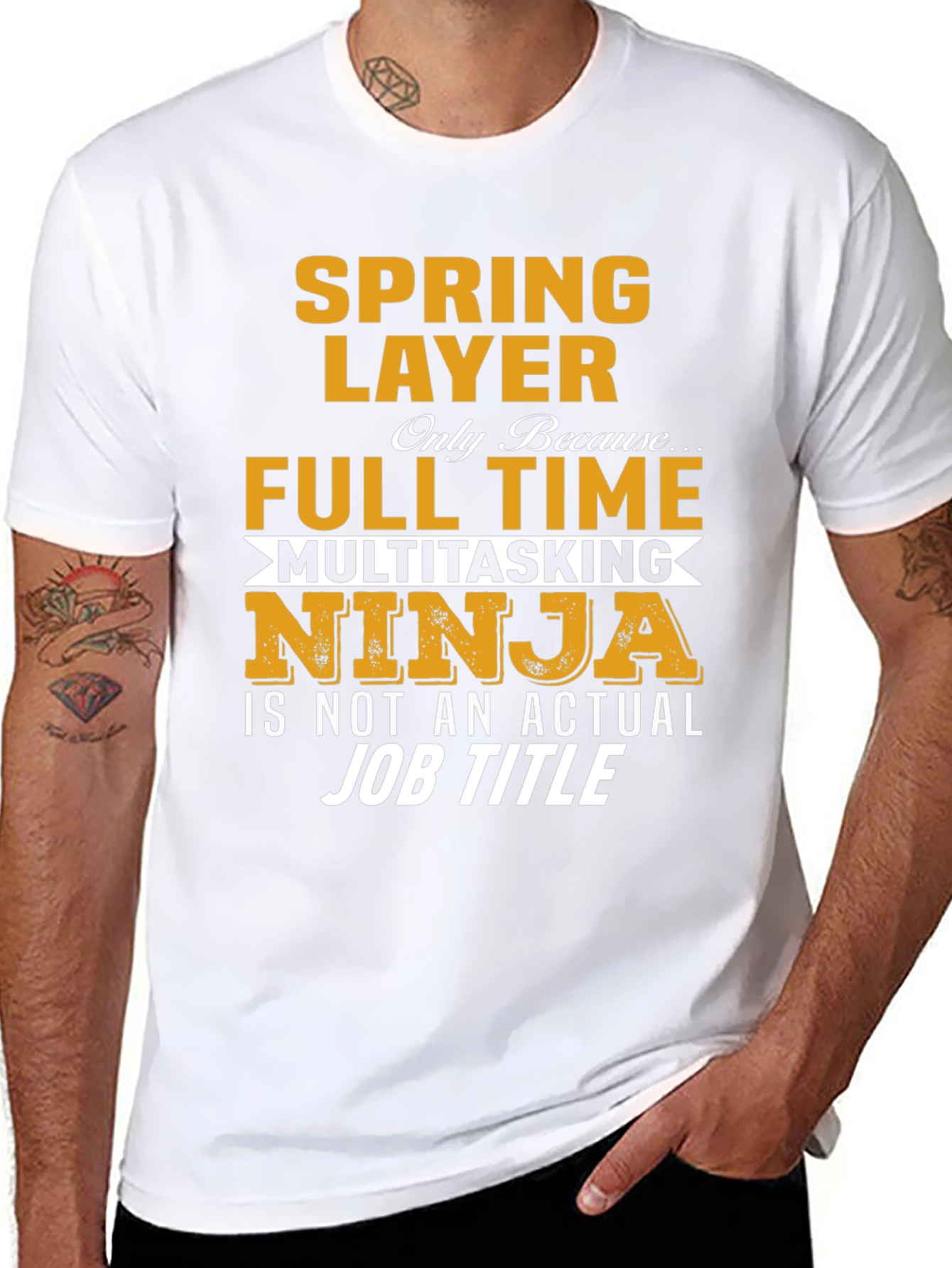Spring Layer Full-Time Multitasking Ninja T-Shirt