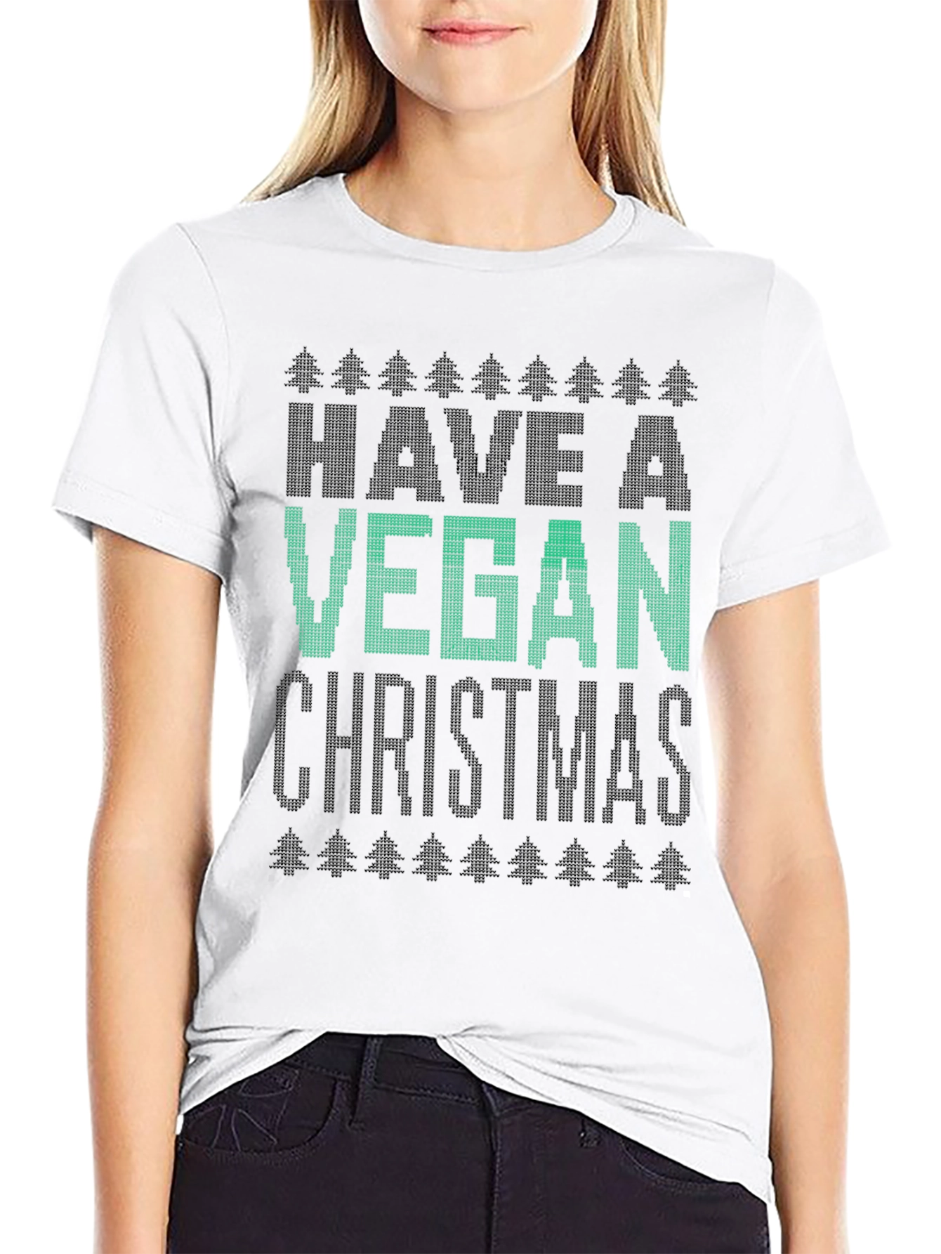 Vegan Christmas T-Shirt - Holiday Apparel